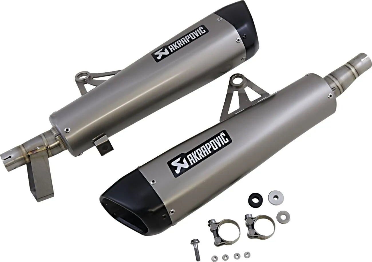 Akrapovic Titanium Slip-on Line Schalldämpfer - ECE Straßenzulassung