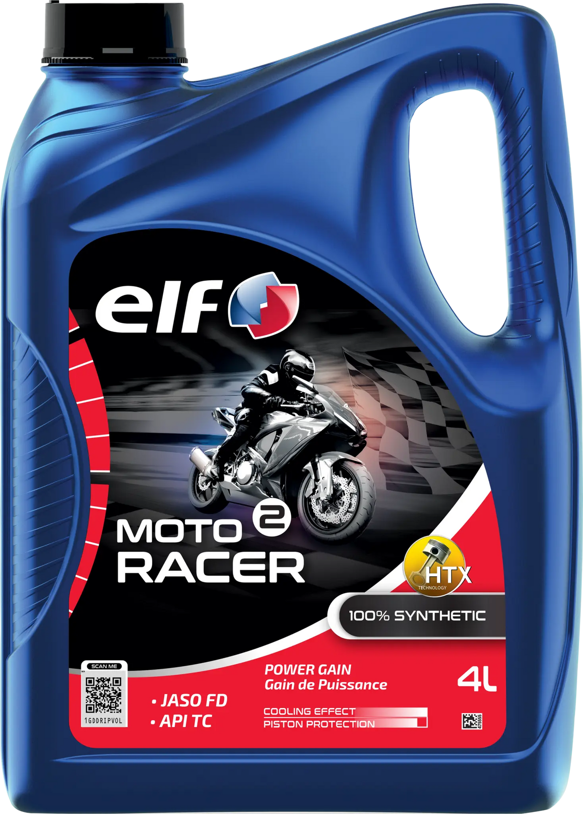 ELF Moto 2 Racer SYN 2-Stroke Engine Oil 4 Liter