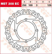 Trw Ec Cross Design Bremsscheibe - Vorne