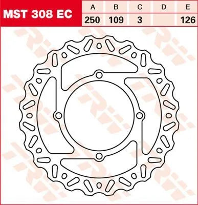 Trw Ec Cross Design Bremsscheibe - Vorne