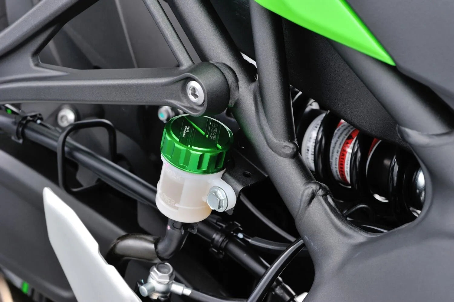 Daytona Rear Master Cylinder Cap - Green Anodized