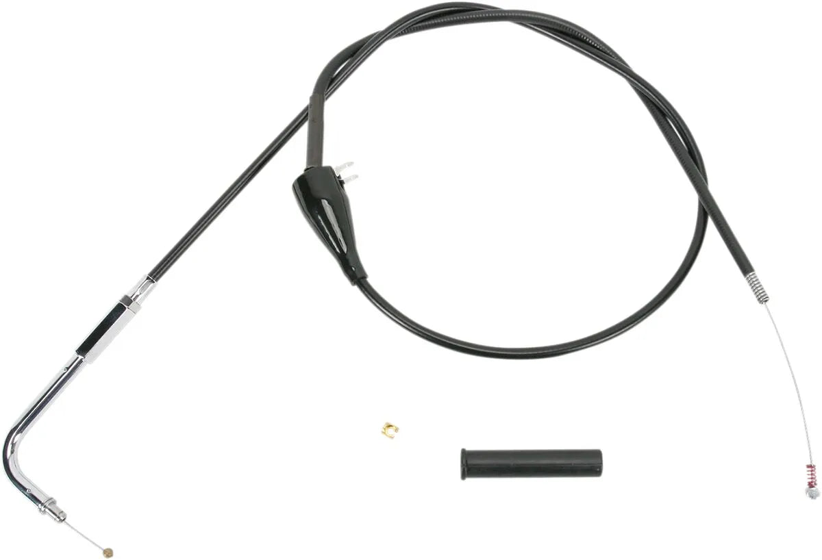 Drag Specialties Black Vinyl Idle Cable