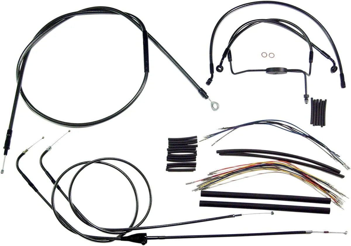 Magnum Shielding Black Pearl Handlebar Kit 18-20" Ape Hanger