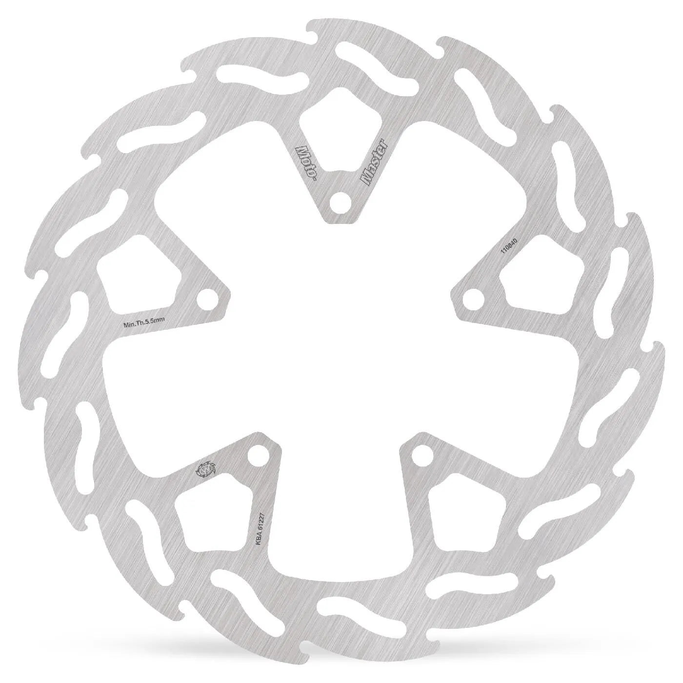 Moto-master Flame Series Feste Bremsscheibe - Hinten