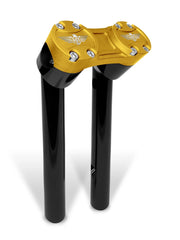 Heinz Bikes 10" Clubstyle Pullback Riser Black/gold