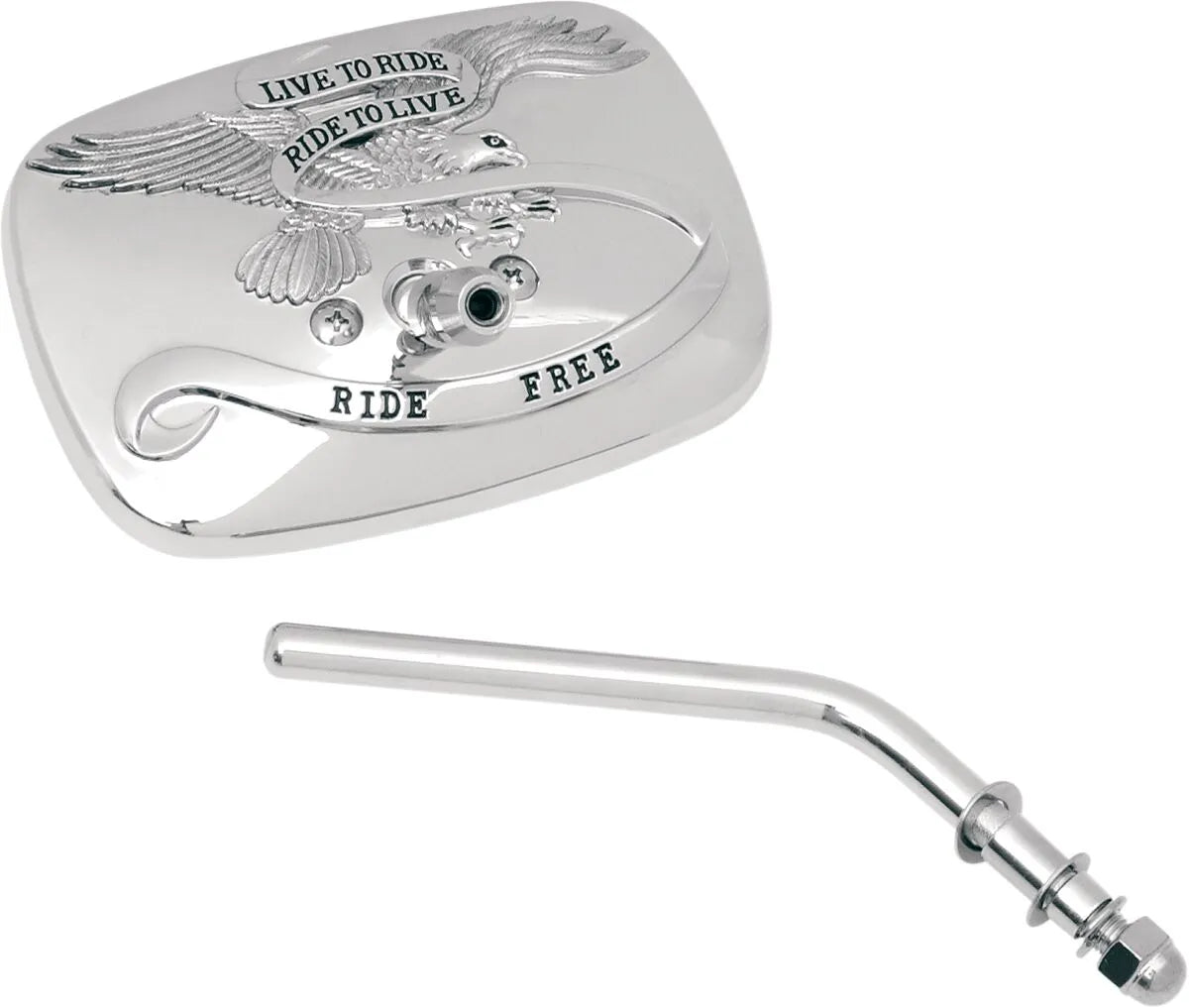 Emgo Live To Ride Mirror - 1" Bar