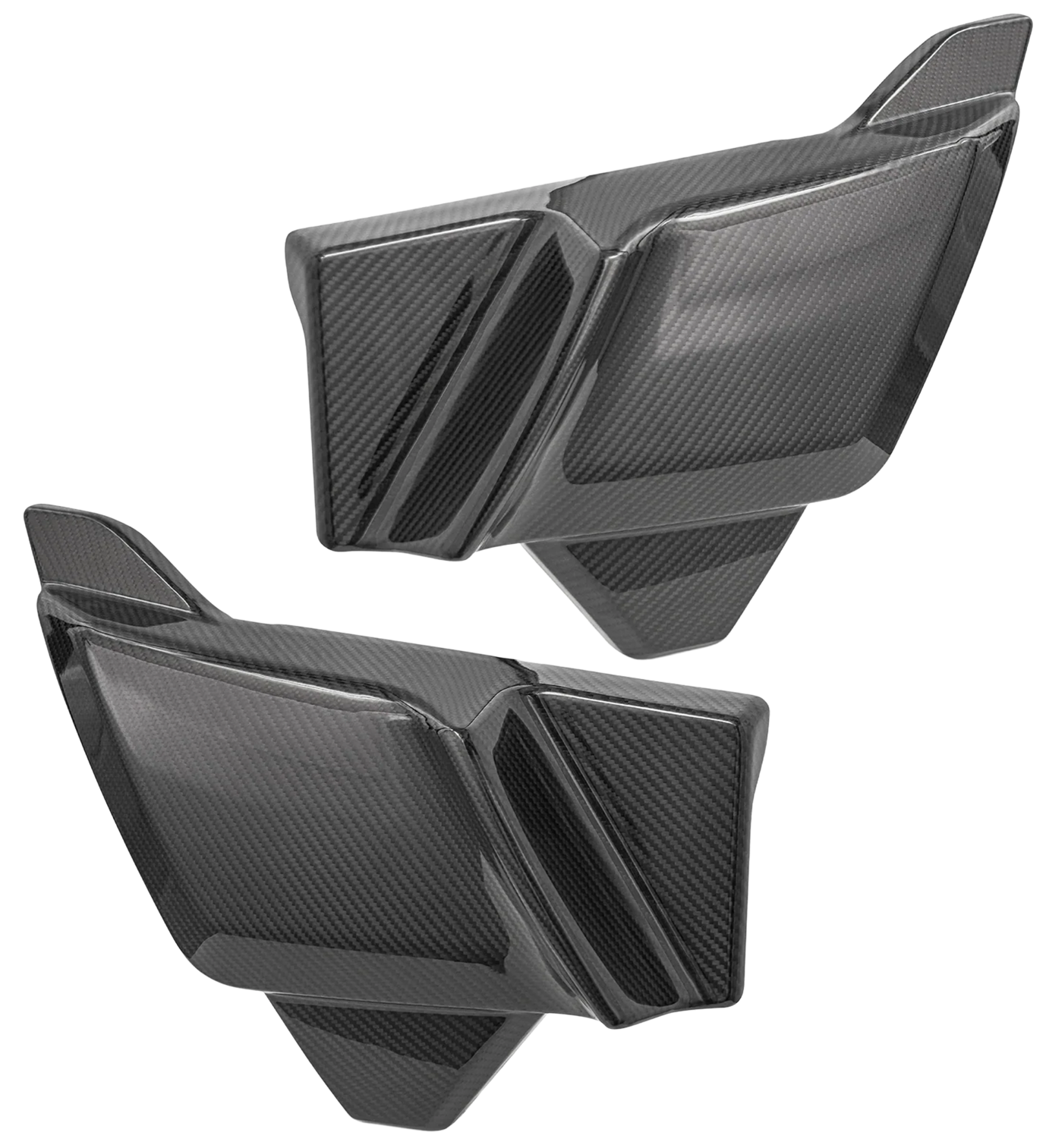 Arlen Ness Carbon Fiber Side Covers Touring – Frame & Rear Suspension