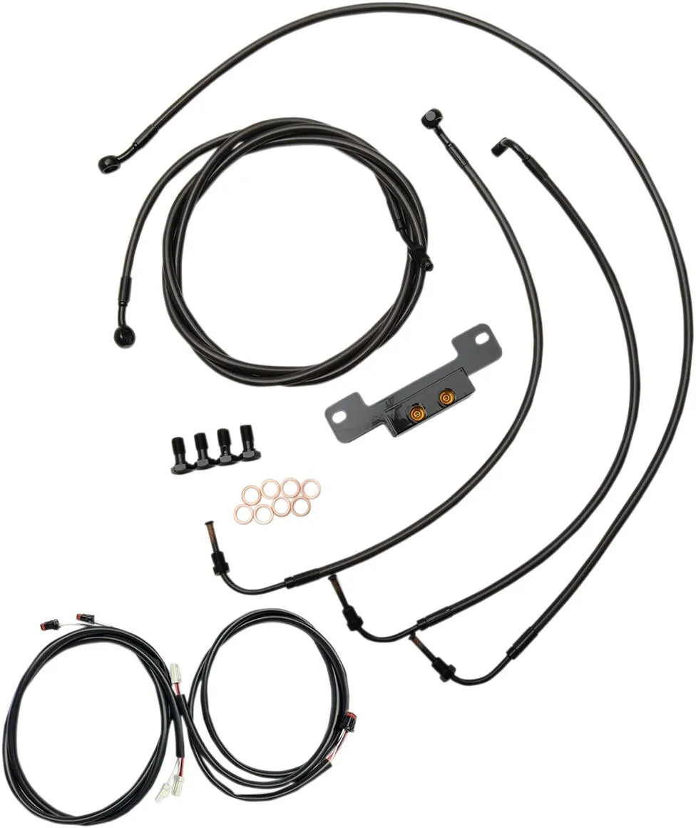 La Choppers Midnight Cable Kit for 18"-20" Handlebars