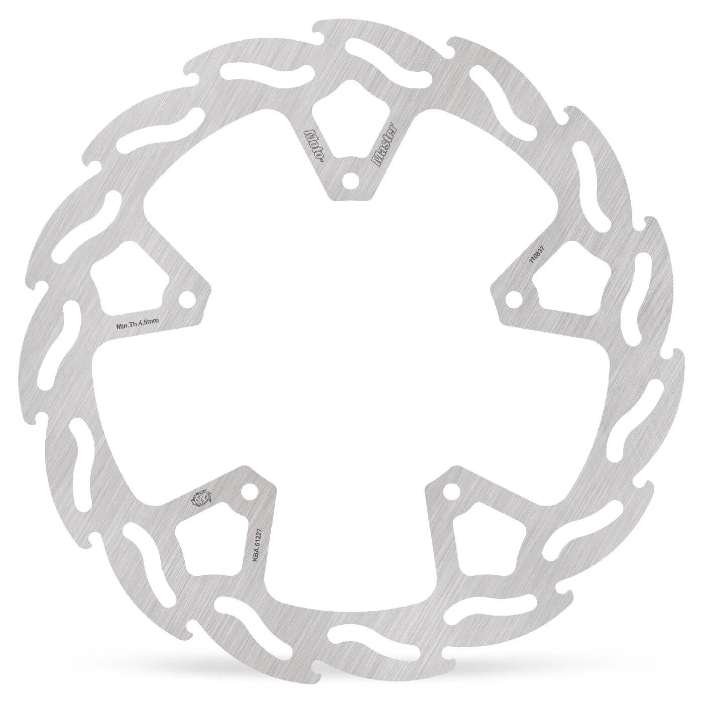 Moto-master Flame Series Feste Bremsscheibe - Hinten