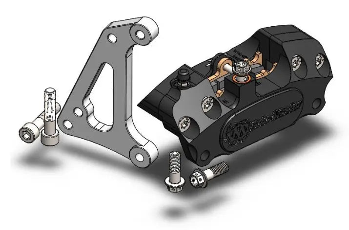 Moto-Master Supermoto Racing 4-Piston Brake Caliper Kit 320mm