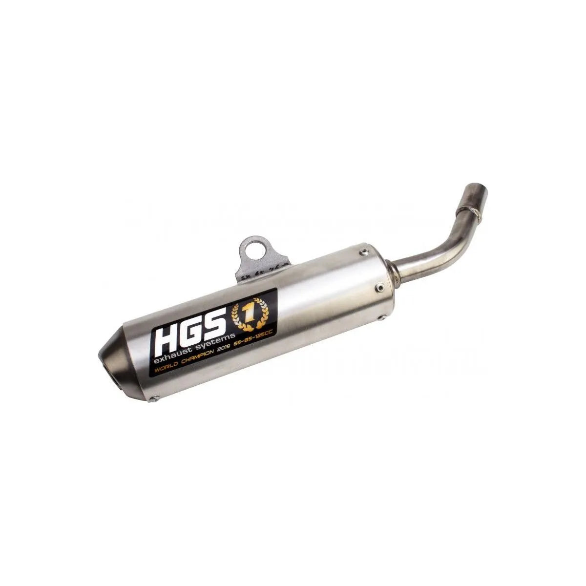 Hgs 2-Takt Schalldämpfer Aluminium/Stahl Auspuff