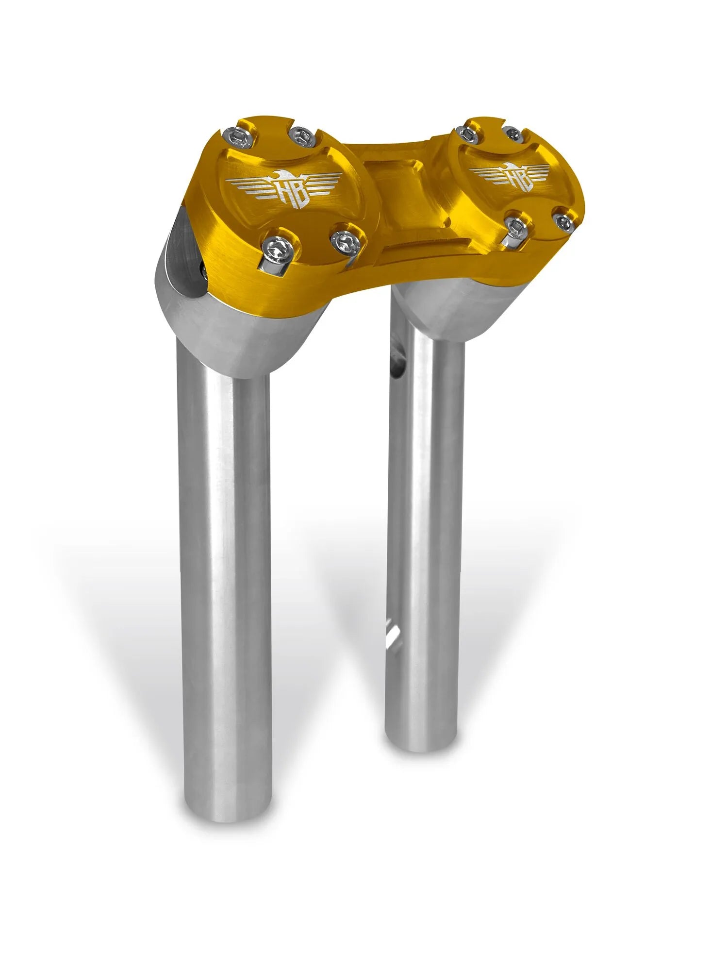 Heinz Bikes Clubstyle Pullback Riser 8" Silver/gold