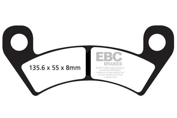 Ebc R Series Heavy Duty Sinter Bremsbeläge - Vorne
