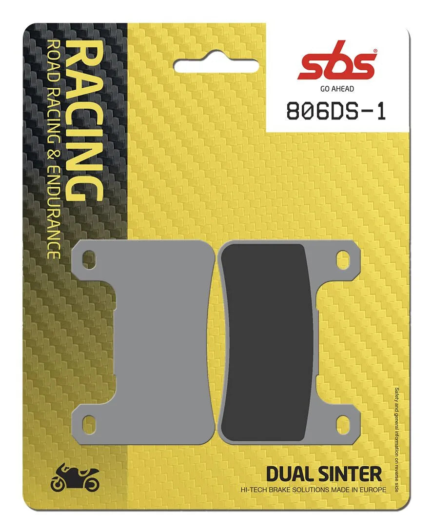 Sbs Ds Racing Dual Sintered Brake Pads - Front