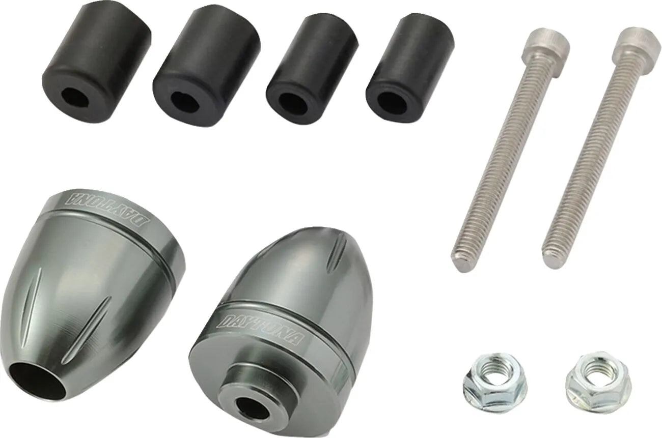 Daytona Bullet Handlebar Ends - Gun Metal