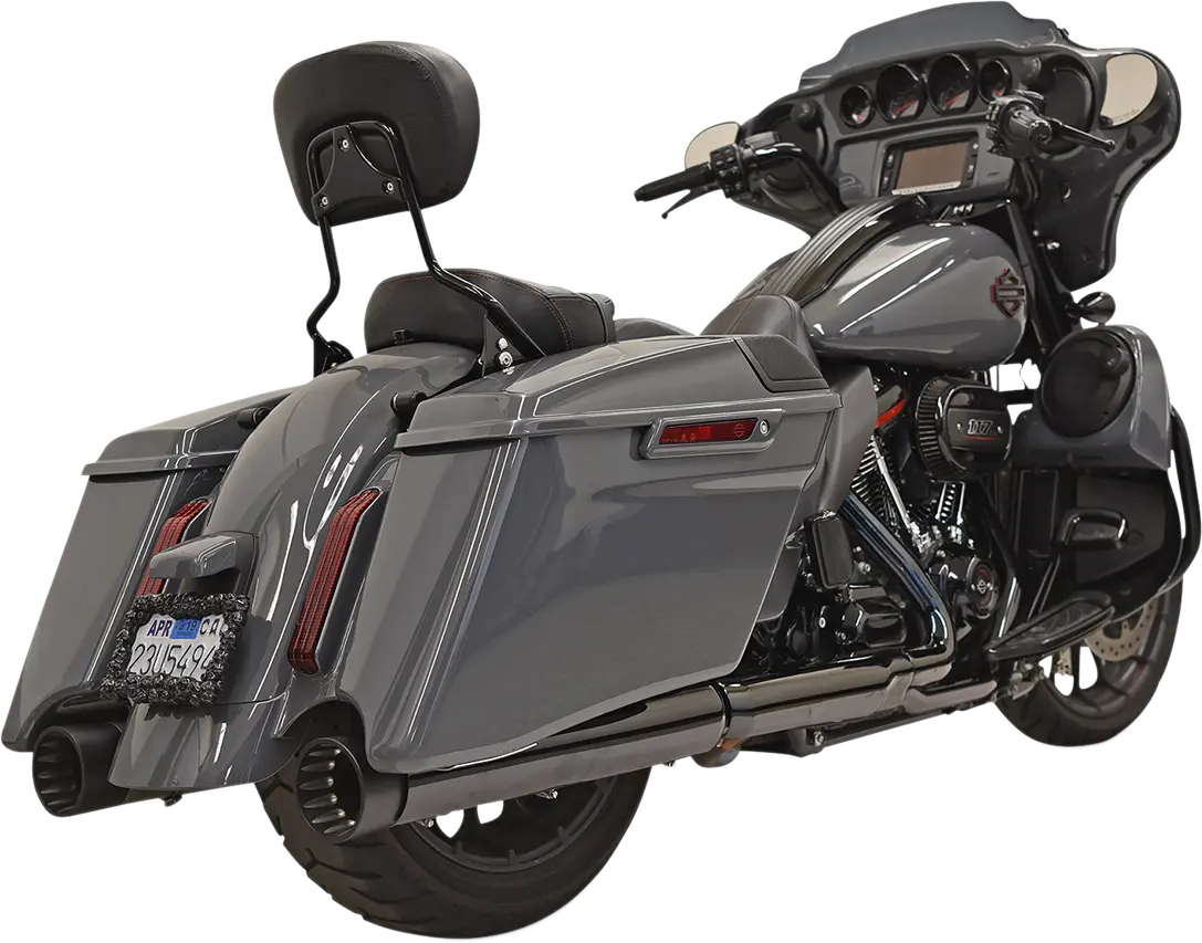 Bassani Xhaust Dnt Straight Can Slip-on Schalldämpfer Chrom