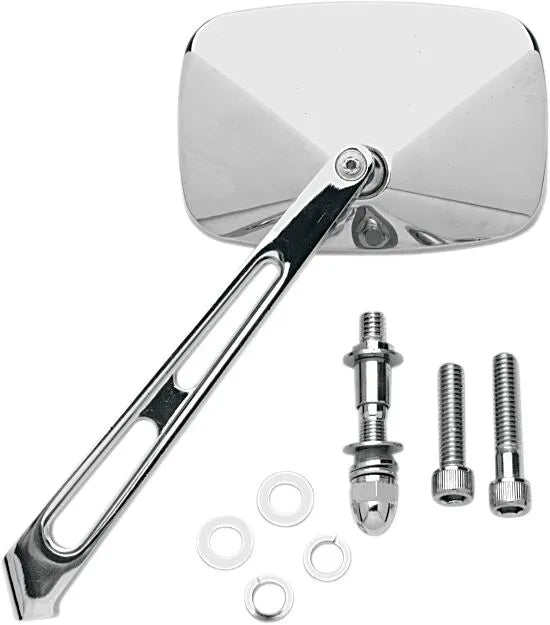 Drag Specialties Rectangular Air Stem Mirror
