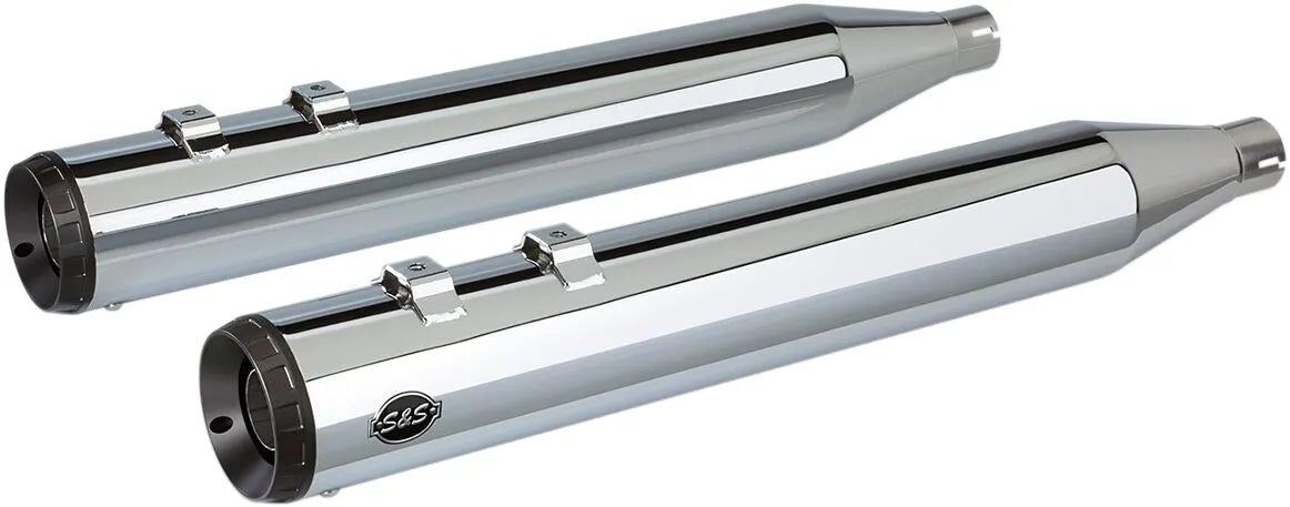 S&S Cycle Grand National Slip-on Schalldämpfer - Chrom
