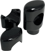Drag Specialties Big Buffalo Handlebar Risers - Black