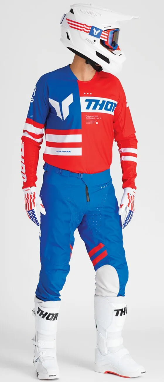 Thor Launchmode Patriot Jersey - Blue/Red/White