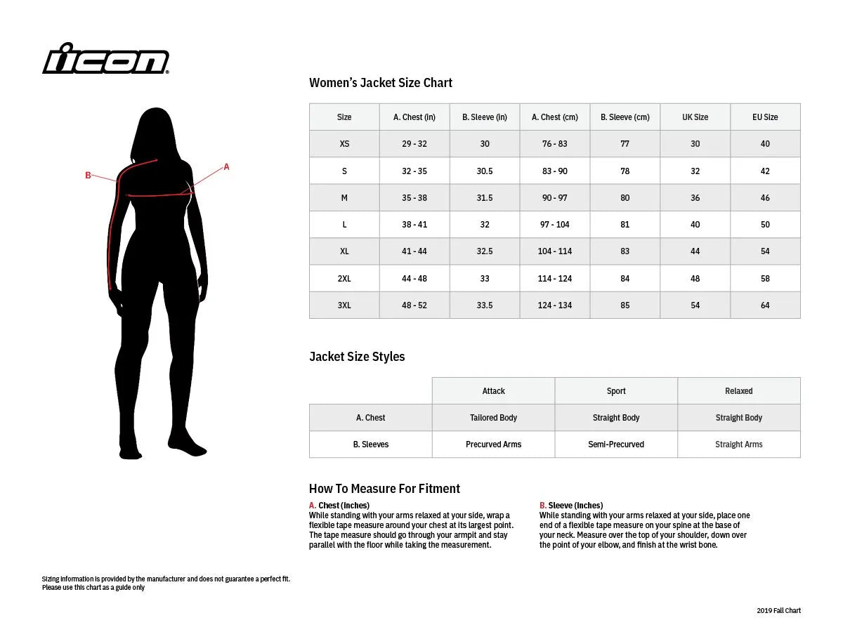 Icon Overlord3™ Women's Motorcycle Jacket - Black/Gray