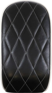 Le Pera Bare Bones Pillion Pad - Black Vinyl - For Harley Davidson