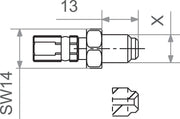 Trw Varioflex-Anschluss Für Bremsschlauch