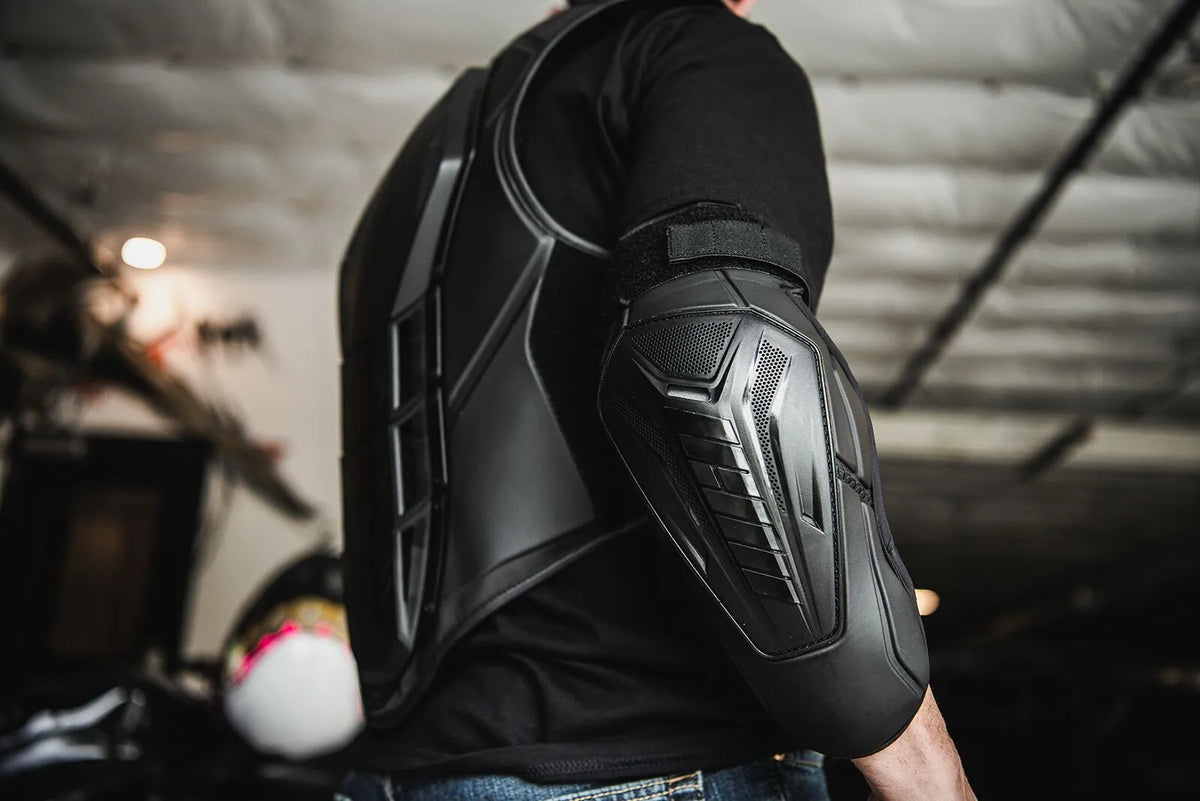 Icon Field Armor 3 Elbow Protectors Black