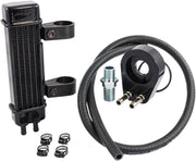 Jagg Oil Coolers Vertical Frame-mount Oil Cooler Kit