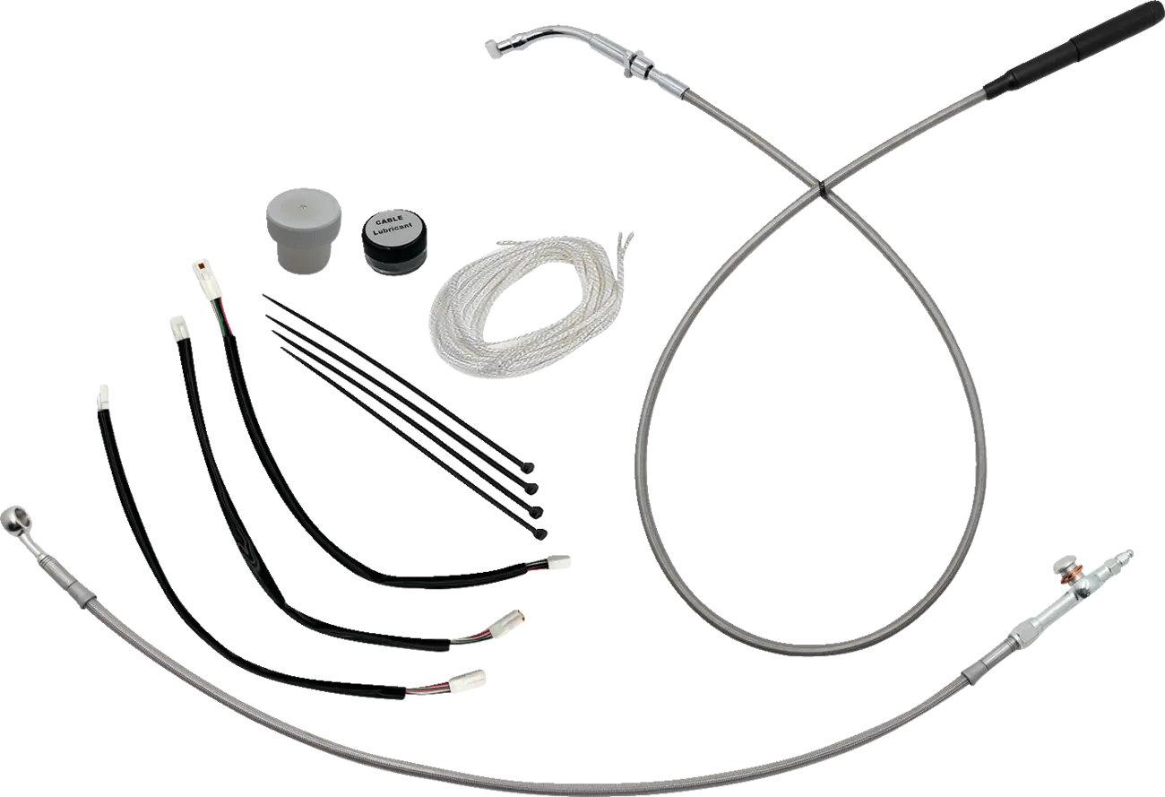 Fat Baggers Inc. EZ Install Cable Kit for 12" Ape Hangers