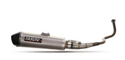 Yasuni Maxiscooter 4t Komplettauspuffanlage - Titanium Look - ECE Straßenzulassung