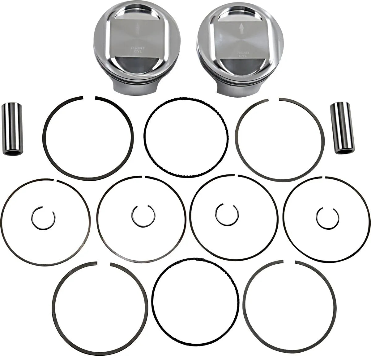Je Pistons JE Series Piston Kit for 98" 10.5:1 Compression