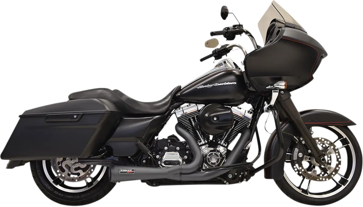 Bassani Xhaust Road Rage 2:1 Kurzes Auspuffsystem Schwarz