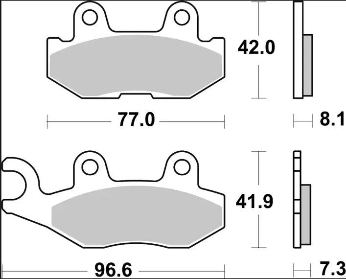 Brembo Sd Offroad Prime Line Sinter Bremsbeläge