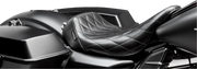 Le Pera Bare Bones Solo Seat - Black - For Harley Davidson