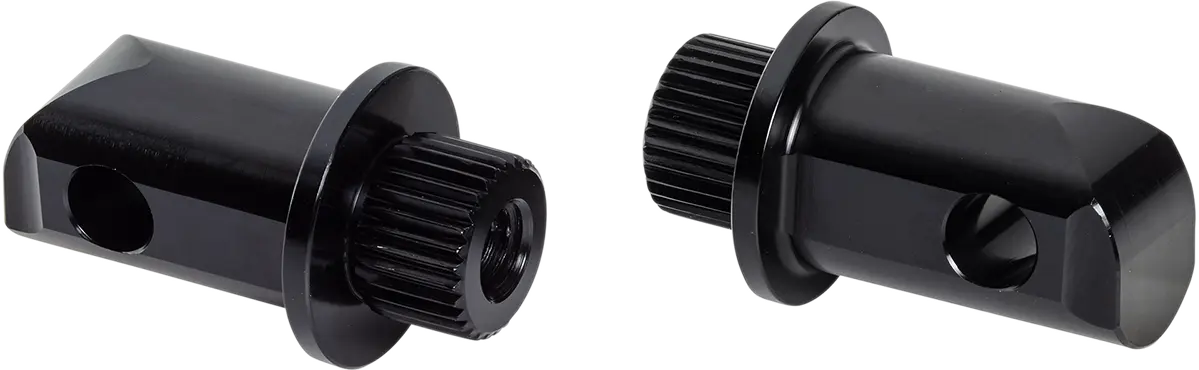 Arlen Ness Splined Peg Mount - Black Anodized