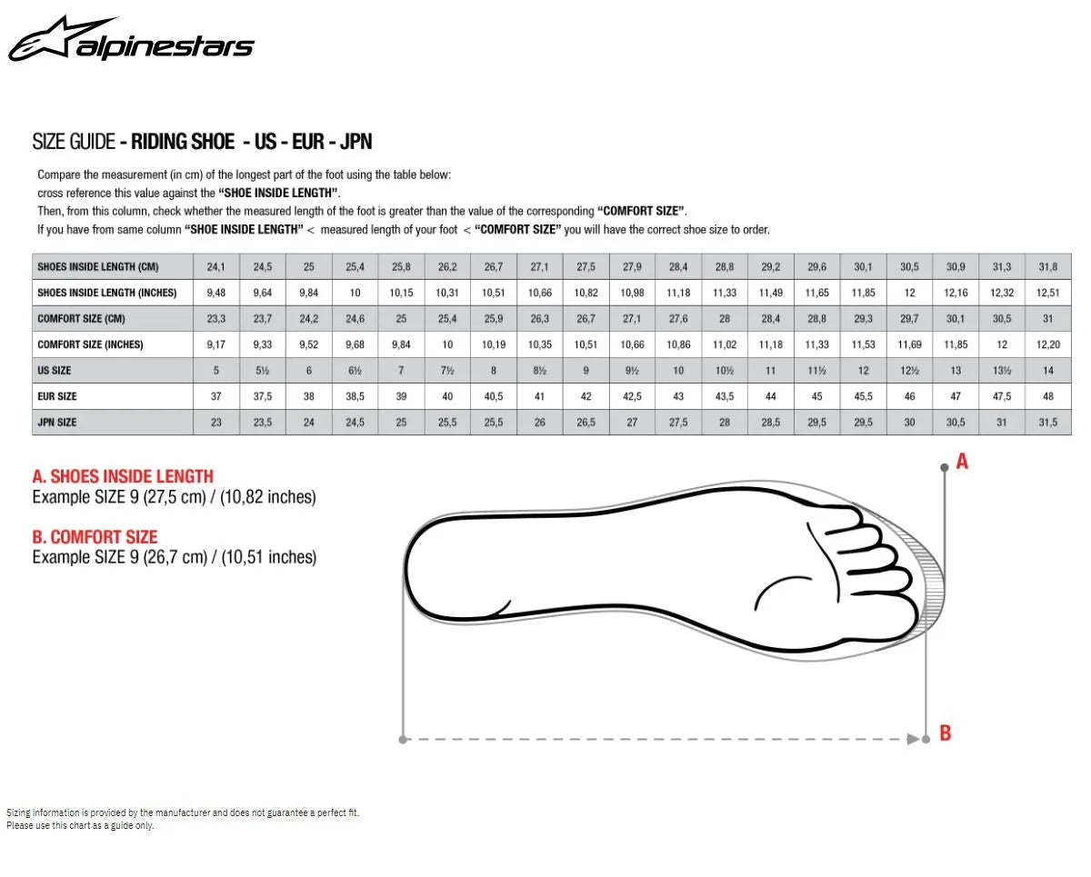 Alpinestars Chrome Shoes Black/Gray