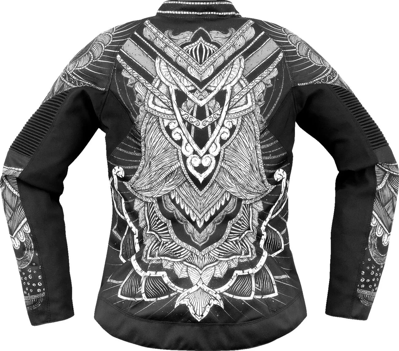Icon Women's Overlord3 Noble™ Motorcycle Jacket - Black/Gray/White