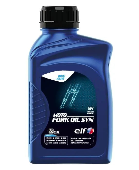 Elf Moto Fork Oil Synthetic 5w 500 ml