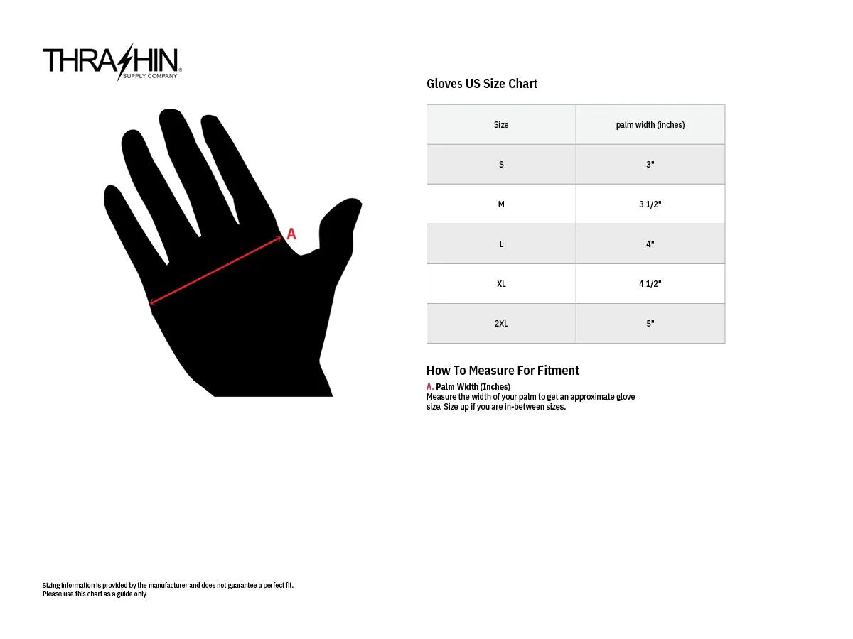 Thrashin Supply Co Go Fast Stealth Gloves White