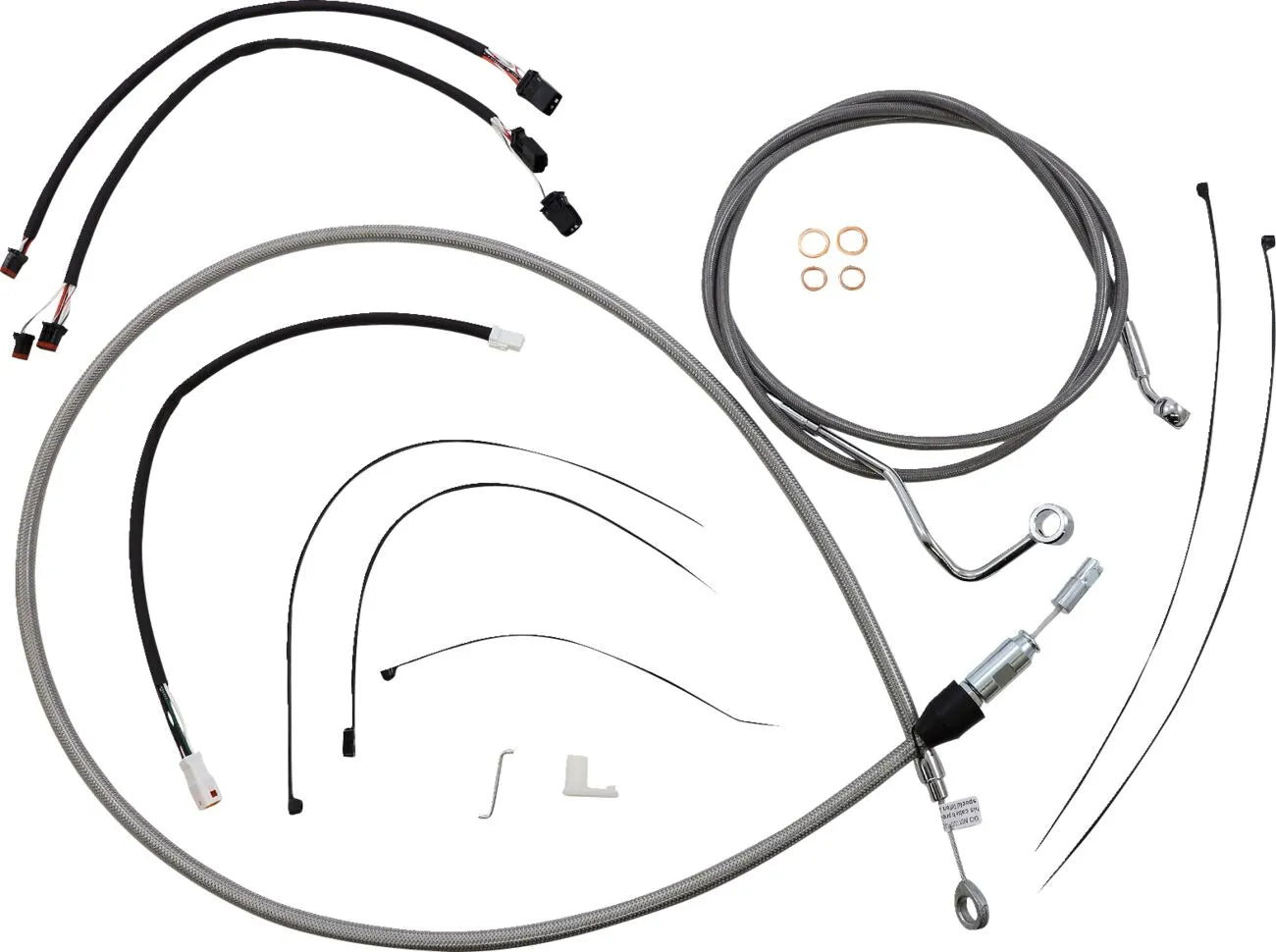 Magnum Shielding XR Handlebar Installation Kit for Ape Hangers