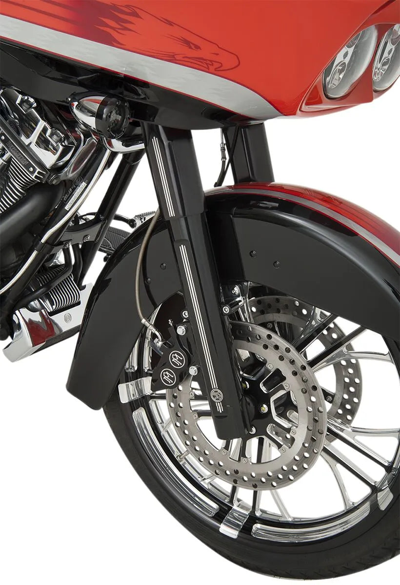 Performance Machine Fork Leg Kit - Black Billet Aluminum