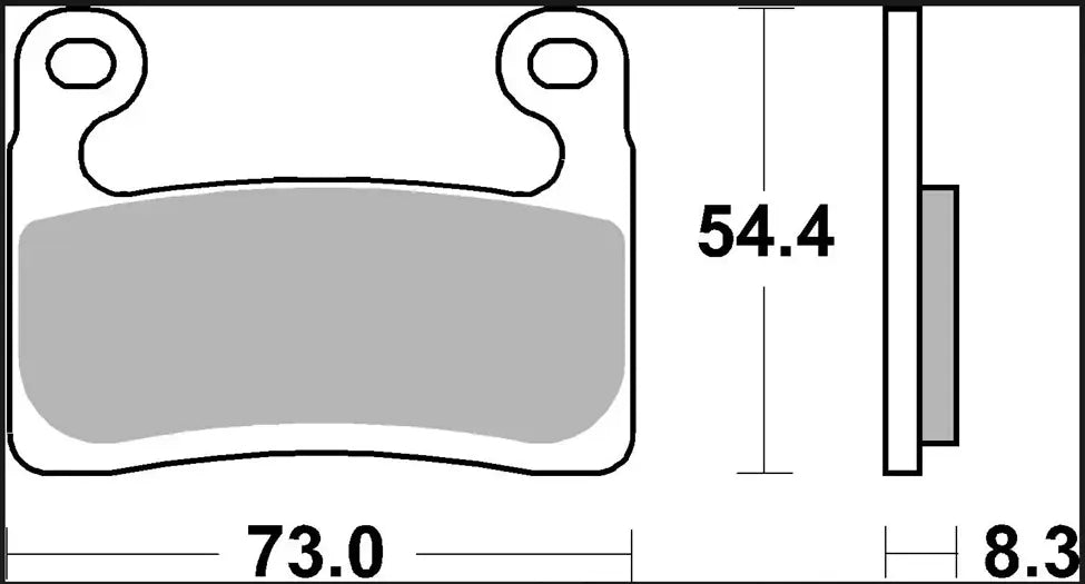 Brembo RC Carbon Ceramic Racing Brake Pads