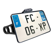 Heinz Bikes License Plate Side Mount For 1" Axles