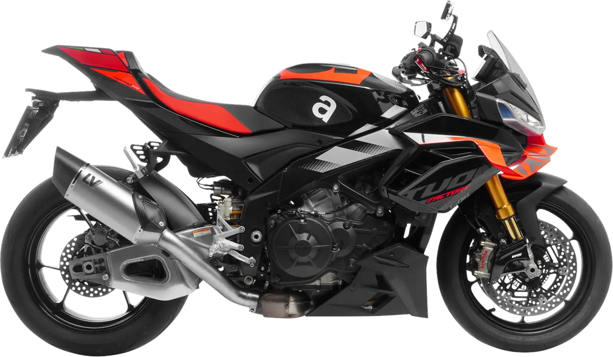 Leovince LV-14 R Black Slip-On Muffler Aprilia TUONO V4 RSV4