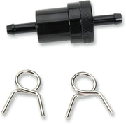 Emgo Anodized Aluminum Fuel Filter For 1/4" Fuel Line