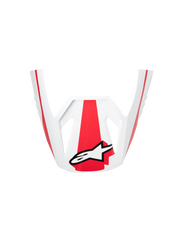 Alpinestars SM3 Heat Helmet Visor Red/White/Black