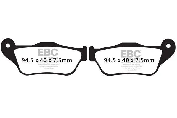 Ebc Sfac Carbon Scooter Brake Pads