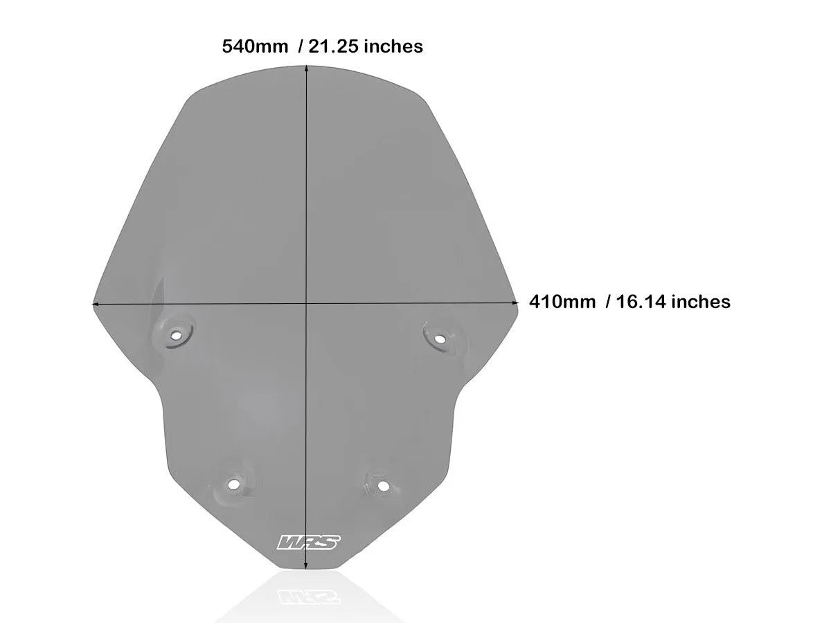 Wrs Smoke Windscreen - Enhanced Rider Protection