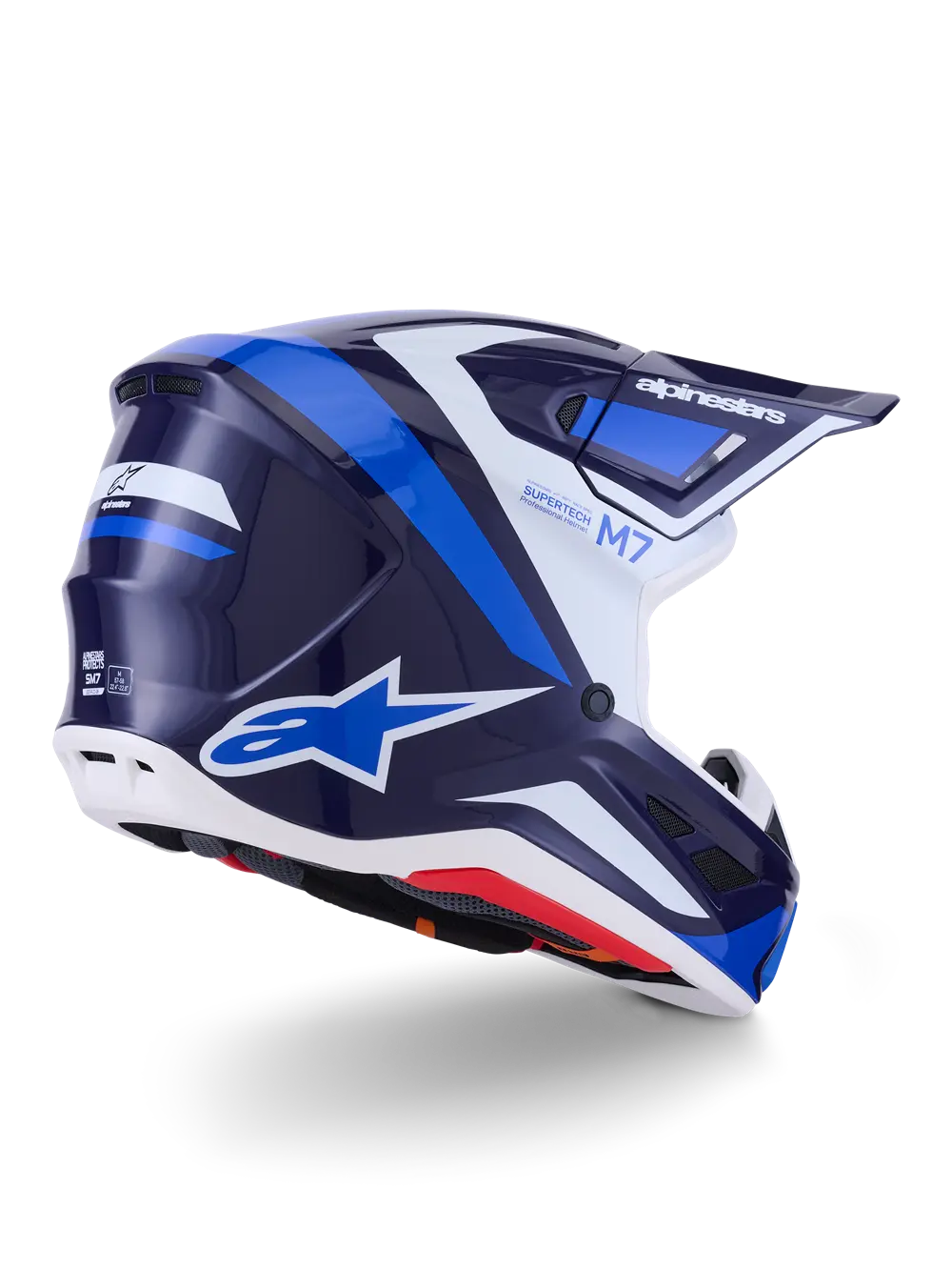 Alpinestars S-M7 Rise Helmet Blue/White